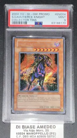 YU GI OH PSA 9 SWIFT GAIA THE FIERCE KNIGHT LIMITED EDITION COLLECTOR TINS 2004 - Image 11