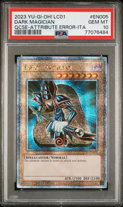 2023 YU-GI-OH! LC01-LEGEND COLL: 25TH ANV ED #EN005 DARK MAGICIAN PSA 10 - Image 3