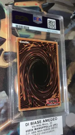 YU GI OH PSA 8 MALACODA,NETHERLORD OF THE BURNING ABYSS SECE-EN085 GHOST RARE - Image 3