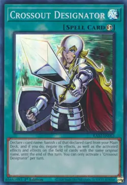Crossout Designator Yu-Gi-Oh! RA02-EN063 1st Super Rare - Image 1