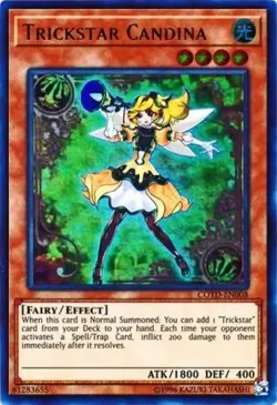 Yugioh! LP Trickstar Candina - COTD-EN008 - Ultra Rare - Unlimited Edition Light - Image 2