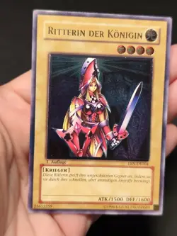 Yu-Gi-Oh EEN-EN004, Knightess of the Queen, Exc 1st Edition Ultimate Rare - Image 1