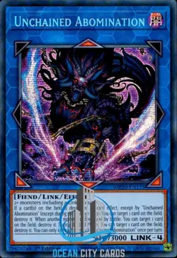 Yugioh Unchained Abomination MP20-EN175 Secret Rare Near Mint 1st Edition - Image 1