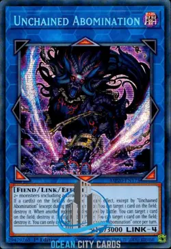 Yugioh Unchained Abomination MP20-EN175 Secret Rare Near Mint 1st Edition - Image 3
