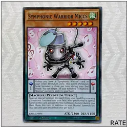Symphonic Warrior Miccs - RATE-EN096 - Common 1st Edition Yugioh - Image 1