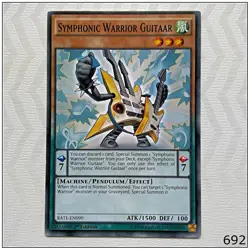 Symphonic Warrior Guitaar - RATE-EN090 - Common 1st Edition Yugioh - Image 2