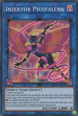 Yugioh! LP Inzektor Picofalena - GRCR-EN051 - Super Rare - 1st Edition Lightly P - Image 2