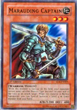 Yugioh! HP Marauding Captain - SD5-EN009 - Common - 1st Edition Heavily Played, - Image 2
