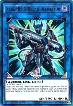 Yugioh! LP Xtra HERO Dread Decimator - LEHD-ENA00 - Ultra Rare - 1st Edition Lig - Image 1