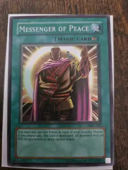 Yu-Gi-Oh Card - Messenger of Peace - Super Rare - MRL-102 - Image 1