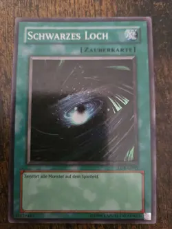 Yu-Gi-Oh Card - Black Hole - Super Rare - LOB-G041 - Image 1