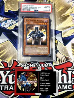 Yugioh PSA 10 Skilled Dark Magician TP7-EN012 Common POP 3 - Image 1