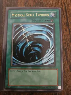 Yu-Gi-Oh Card - Mystical Space Typhoon - Ultra Rare - MRL-047 - Image 1