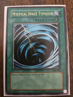 Yu-Gi-Oh Card - Mystical Space Typhoon - Ultra Rare - MRL-047 - Image 1