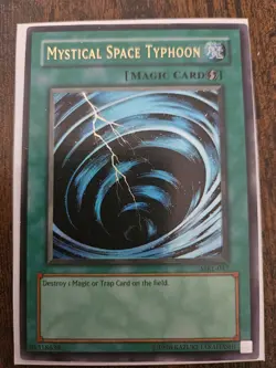 Yu-Gi-Oh Card - Mystical Space Typhoon - Ultra Rare - MRL-047 - Image 3