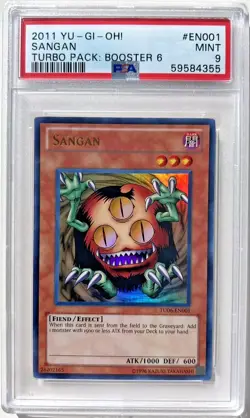 2011 Yugioh Sangan TU06-EN001 Ultra Rare PSA 9 - Image 1