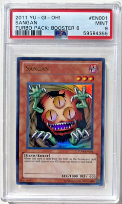 2011 Yugioh Sangan TU06-EN001 Ultra Rare PSA 9 - Image 4