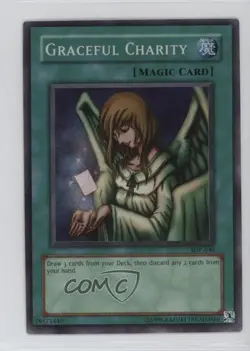 Graceful Charity Unlimited YuGiOh Starter Deck Pegasus #SDP-040 2003 1e8j - Image 4