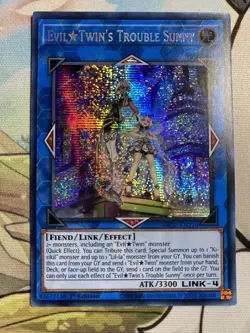 Yu-Gi-Oh! TCG Evil Twin's Trouble Sunny 2022 Tin of the Pharaohs Gods MP22-EN216 - Image 5