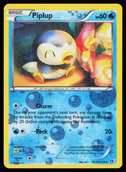Piplup RC6/RC25 Legendary Treasures: Radiant Collection Pokémon Card - Image 1
