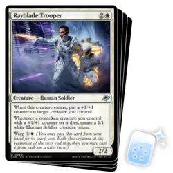 PRESALE RAYBLADE TROOPER X4 Edge Of Eternities EOE Magic MTG MINT CARD - Image 1