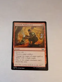 Untimely Malfunction Duskmourn: House of Horror Regular MTG NM - Image 1
