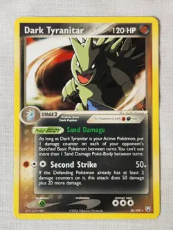 NM Dark Tyranitar -Non Holo 20 Team Rocket Returns Pokemon TCG - Image 1