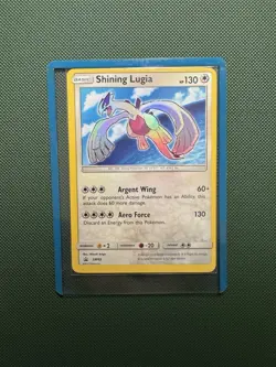 Pokemon TCG Shining Lugia SM82 Shining Legends Black Star Promo Shiny Holo   - Image 1