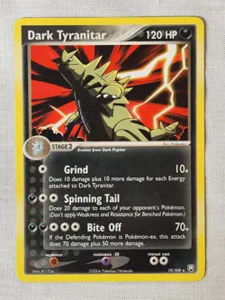 NM Dark Tyranitar -Non Holo 19 Team Rocket Returns Pokemon TCG - Image 1