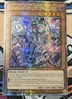 Vanquish Soul Dr. Mad Love Quarter Century Secret Rare RA04-EN045 Yugioh NM 1st - Image 1