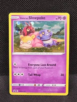 Galarian Slowpoke SWSH126 Black Star Promo Holo 2021 Pokemon Card - Image 1