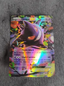Pokemon TCG Gengar EX LP 2014 Holo Card 34/119 XY-Phantom Forces - Image 1