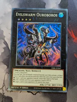 Evilswarm Ouroboros CRBR-EN047 Super Rare 1st Edition YuGiOh TCG Card - Image 1
