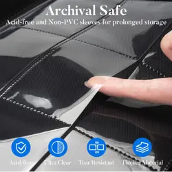 Premium 9 Pocket Card Binder for 540 Cards Fabmaker PU Cover Trading Card Bin... - Image 4