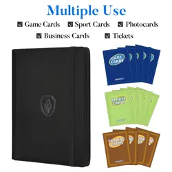 Premium 9 Pocket Card Binder for 540 Cards Fabmaker PU Cover Trading Card Bin... - Image 5