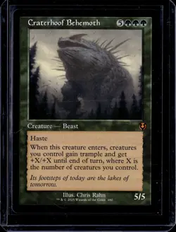 MTG: Innistrad Remastered #480 Craterhoof Behemoth (Retro) ðŸ¡ - Image 1