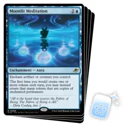 PRESALE MOONLIT MEDITATION X4 Edge Of Eternities EOE Magic MTG MINT CARD - Image 1