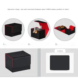 Card Game Storage Deck Carrying Case Holds 120 Cards Storage for TCG CCG - Image 5