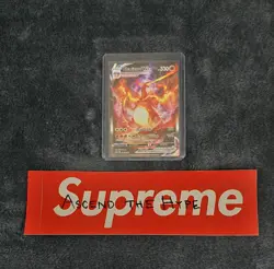 Pokemon TCG Sword & Shield Charizard VMAX Black Stars Promo - Image 1