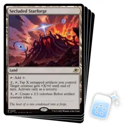 PRESALE SECLUDED STARFORGE X4 Edge Of Eternities EOE Magic MTG MINT CARD - Image 1