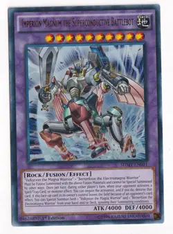 Yugioh Imperion Magnum The Superconductive Battlebot SDMY-EN041 Ultra 1st - Image 1