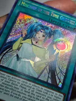 Yugioh Mischief of the Time Goddess SHVA-EN007 Secret Rare 1st Edition - Image 5