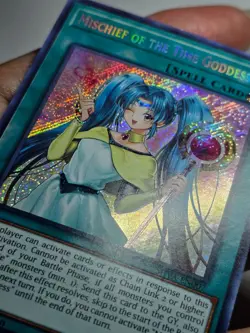 Yugioh Mischief of the Time Goddess SHVA-EN007 Secret Rare 1st Edition - Image 6