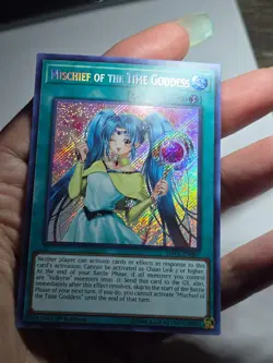 Yugioh Mischief of the Time Goddess SHVA-EN007 Secret Rare 1st Edition - Image 8