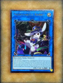 Yugioh Silhouhatte Rabbit OP27-EN002 Ultimate Rare NM - Image 1