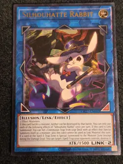 Yugioh Silhouhatte Rabbit OP27-EN002 Ultimate Rare NM - Image 1