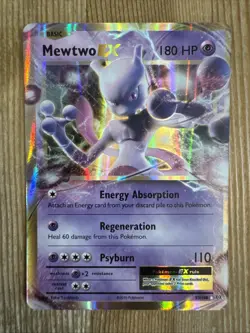Mewtwo EX - 52/108 - Pokemon Evolutions XY Ultra Rare Card NM - Image 3