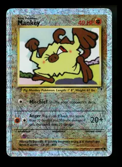 Mankey 81/110 Legendary Collection 2002 Reverse Holo Nintendo Pokémon Card TCG - Image 11