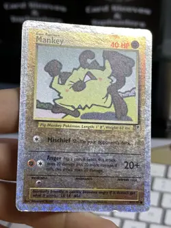 Mankey 81/110 Legendary Collection 2002 Reverse Holo Nintendo Pokémon Card TCG - Image 5