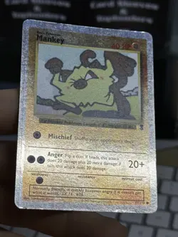 Mankey 81/110 Legendary Collection 2002 Reverse Holo Nintendo Pokémon Card TCG - Image 6